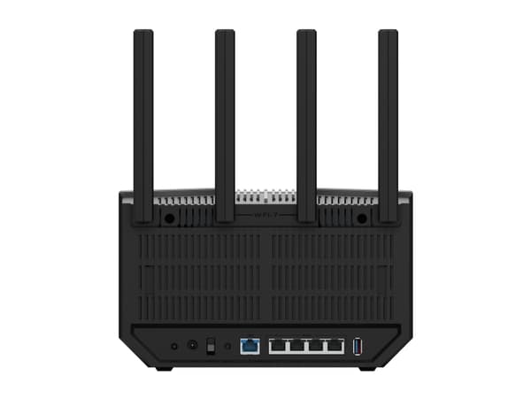 ASUS RT-BE92U - Trådløs ruter 4-portssvitsj - 1GbE, 2.5GbE, Wi-Fi 7 - WAN-porter: 2 Multibånd