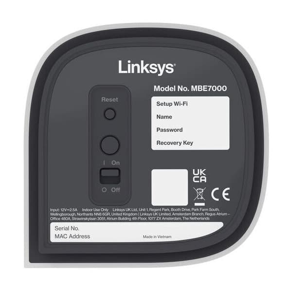 Linksys Velop Pro 7 MBE7001 Tri-band WiFi7 Mesh-router