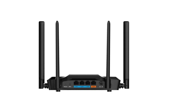 Dahua Technology AC12, Wi-Fi 5 (802.11ac), Dobbelbånd (2.4 GHz / 5 GHz), Ethernet/bredbåndsforbindelse, Sort, Frittstående router