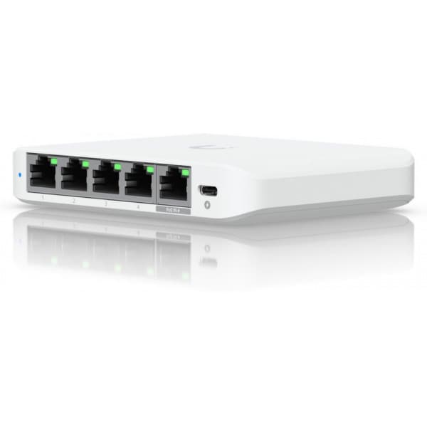 Ubiquiti UniFi USW-Flex Mini 2.5G 5-port switch Hvid