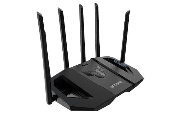 ASUS TUF Gaming BE6500 - Trådlös router 4-ports-switch - 1GbE, 2.5GbE - Wi-Fi 7 - Dubbelband