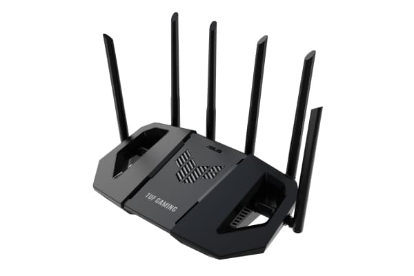 ASUS TUF Gaming BE6500 - Trådlös router 4-ports-switch - 1GbE, 2.5GbE - Wi-Fi 7 - Dubbelband
