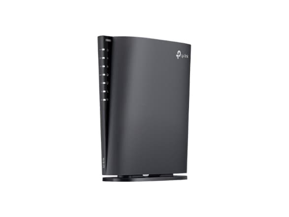 TP-Link Archer AX80, Wi-Fi 6 (802.11ax), Dobbelbånd (2.4 GHz / 5 GHz), Ethernet/bredbåndsforbindelse, Sort, Frittstående router Sort
