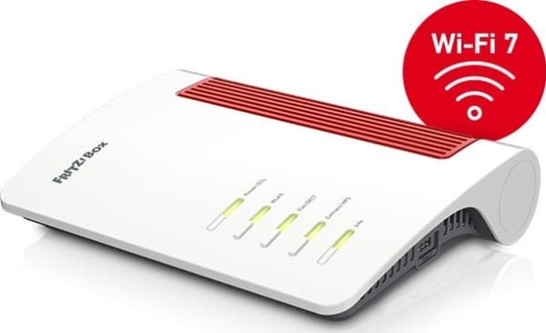 FRITZ!Box 7682, Wi-Fi 7 (802.11be), Dobbelbånd (2.4 GHz / 5 GHz), Ethernet/bredbåndsforbindelse, VDSL, Hvit, Frittstående router