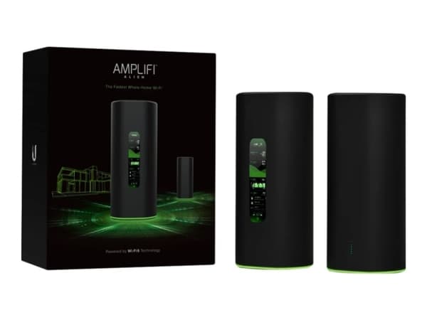 Amplifi Ubiquiti - Amplifi Alien WiFi-sett - Wi-Fi 6 Sort, Grønn