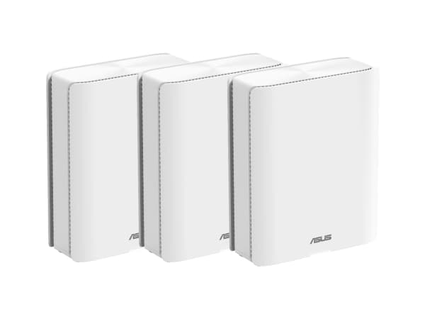 ASUS ZenWiFi BQ16 - Wi-Fi-system - (3 rutere) - maske 10GbE, 5GbE, 2.5GbE, Wi-Fi 7 - Multibånd