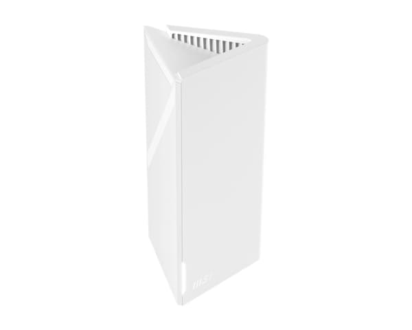 MSI Roamii BE Lite WiFi 7 mesh-järjestelmä 2-pack BE3600 dual-band, 1x 2.5G ja 2x 1G Ethernet (per yksikkö), seinäkiinnityssarja sisältyy mukaan