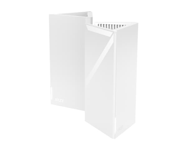 MSI Roamii BE Lite WiFi 7 mesh-järjestelmä 2-pack BE3600 dual-band, 1x 2.5G ja 2x 1G Ethernet (per yksikkö), seinäkiinnityssarja sisältyy mukaan