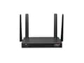 Miniatyrbild 3 av 5: Edimax 4G-7449AC, Wi-Fi 5 (802.11ac), Dual-band (2,4 GHz / 5 GHz), Nätverksansluten (Ethernet), 4G, Svart, Stång-/väggrouter