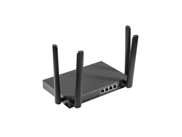 Edimax 4G-7449AC, Wi-Fi 5 (802.11ac), Dual-band (2,4 GHz / 5 GHz), Nätverksansluten (Ethernet), 4G, Svart, Stång-/väggrouter