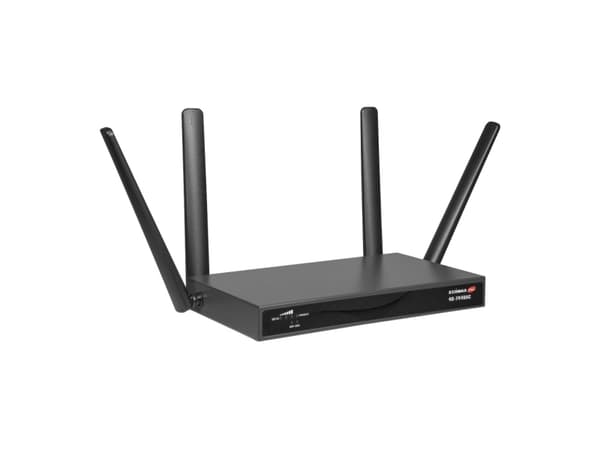 Edimax 4G-7449AC, Wi-Fi 5 (802.11ac), Dual-band (2,4 GHz / 5 GHz), Nätverksansluten (Ethernet), 4G, Svart, Stång-/väggrouter
