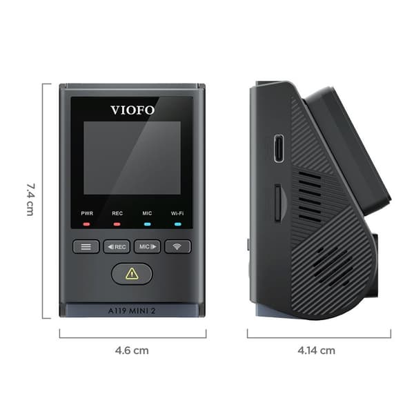 VIOFO A119 MINI 2-G GPS-ruttinspelare