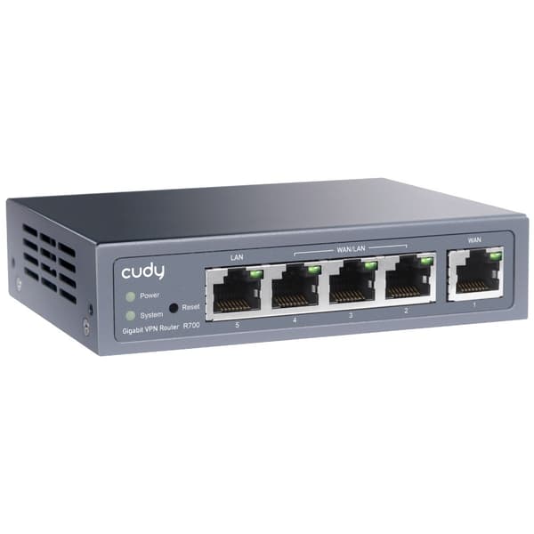 Miracles Gigabit Multi-WAN VPN Router trådbunden router Fast Ethernet, Gigabit Ethernet Grå