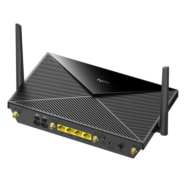 Cudy P5 trådløs router Gigabit Ethernet Dual-band (2,4 GHz / 5 GHz) 5G Sort