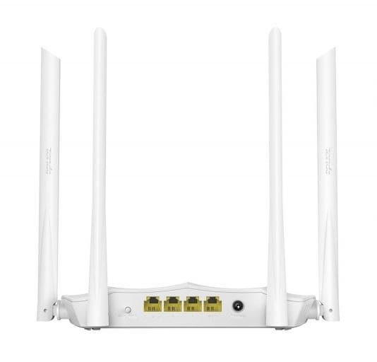 Tenda AC5 v3.0 1200MBPS DUAL-BAND ROUTER trådløs router Dual-band (2,4 GHz / 5 GHz) Fast Ethernet Hvid