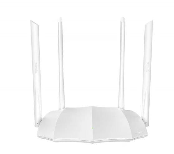 Tenda AC5 v3.0 1200MBPS DUAL-BAND ROUTER trådløs router Dual-band (2,4 GHz / 5 GHz) Fast Ethernet Hvid Hvid