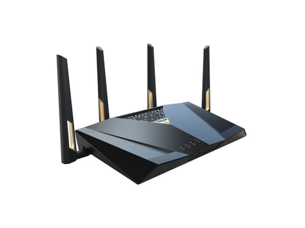 ASUS RT-BE88U - Trådlös router 9-ports-switch - 1GbE, 2.5GbE, Wi-Fi 7 - WAN-portar: 3 - Wi-Fi 7 - Dubbelband