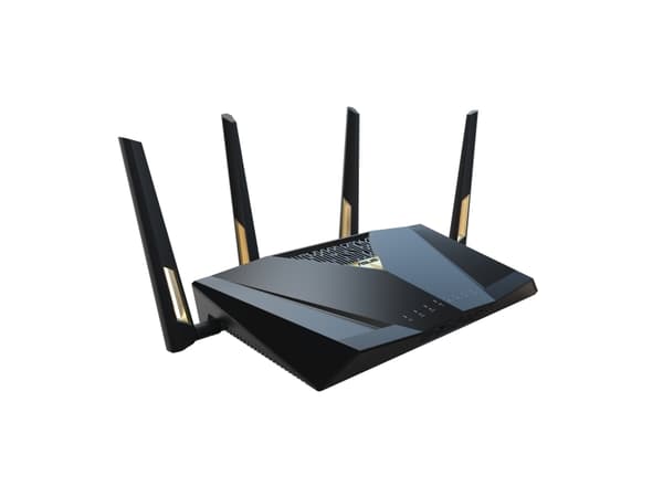 ASUS RT-BE88U - Trådlös router 9-ports-switch - 1GbE, 2.5GbE, Wi-Fi 7 - WAN-portar: 3 - Wi-Fi 7 - Dubbelband