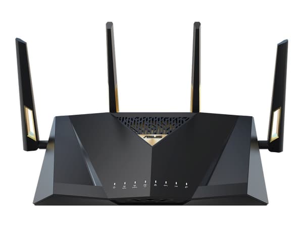 ASUS RT-BE88U - Trådlös router 9-ports-switch - 1GbE, 2.5GbE, Wi-Fi 7 - WAN-portar: 3 - Wi-Fi 7 - Dubbelband