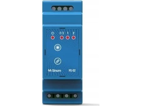 Wireless Din Rail Relay Blue PSZ-02 Tech Controllers