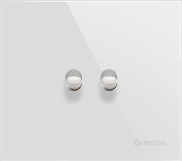 Grenton Dobbeltbryter BRYTER hvit Grenton