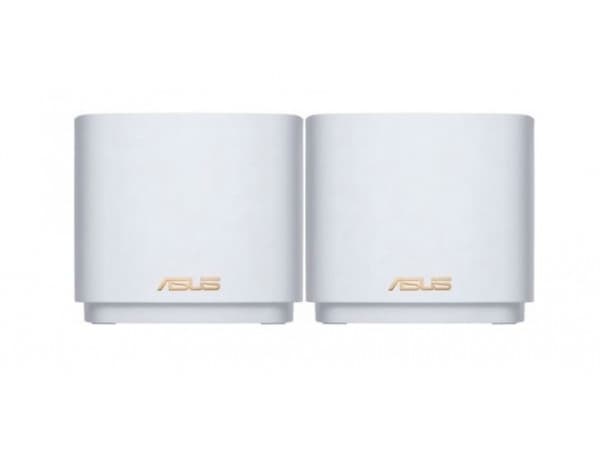ASUS ZenWiFi XD4 Plus - Wifi-system - (2 routrar) - upp till 3300 kvadratfot 1GbE - Wi-Fi 6 - Dubbelband
