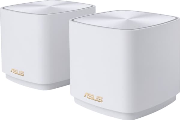 ASUS ZenWiFi XD4 Plus - Wifi-system - (2 routrar) - upp till 3300 kvadratfot 1GbE - Wi-Fi 6 - Dubbelband