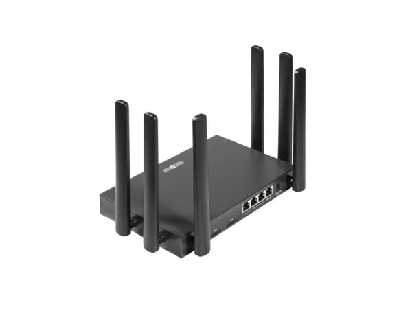 Edimax 5G-8649AX, Wi-Fi 5 (802.11ac), Dobbelbånd (2.4 GHz / 5 GHz), Ethernet/bredbåndsforbindelse, 5G, Sort, Stativ/vegg-ruter