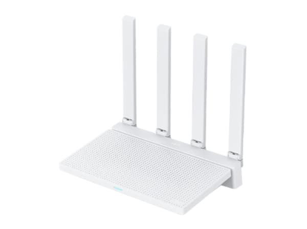 Xiaomi AX3000T, Wi-Fi 6 (802.11ax), Dual-band (2,4 GHz / 5 GHz), Nätverksansluten (Ethernet), Vit, Bordsrouter Vit