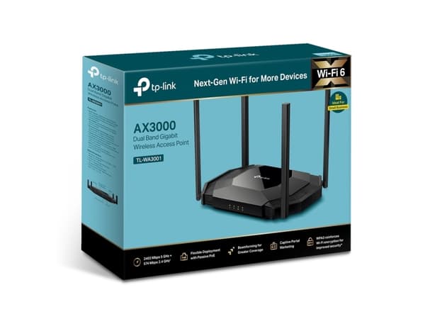TP-Link TL-WA3001 - Trådløst tilgangspunkt - Wi-Fi 6 - 2.4 - 2.5 GHz