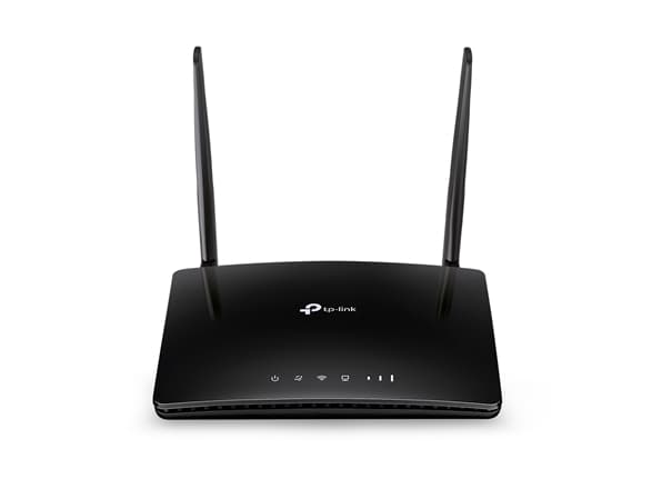 TP-LINK AC1200 trådløs Dual Band 4G LTE-ruter | Archer MR402 | 802.11ac | 10/100 Mbps | Grid støtter nr. | MU-MiMO nr. | Ikke mobilt bredbånd
