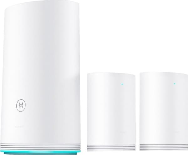 Huawei WiFi Q2 Pro (1 Base + 2 Satellite), Hvit, Frittstående router, Dobbelbånd (2.4 GHz / 5 GHz), Wi-Fi 5 (802.11ac), 1167 Mbit/s, Wi-Fi 4 (802.11n Hvit