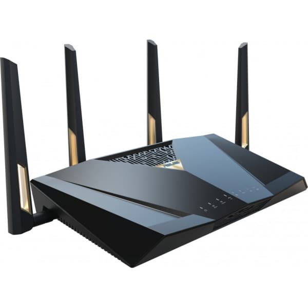 Asus RT-BE88U Dual-band -WiFi7-reititin musta, Harmaa