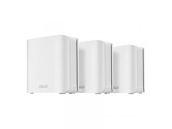 ASUS ZenWiFi BD4 - Wifi-system - (3 routers) - upp till 6500 kvadratfot - mesh 1GbE, Wi-Fi 7, 2.5GbE, 5GbE Dubbelband