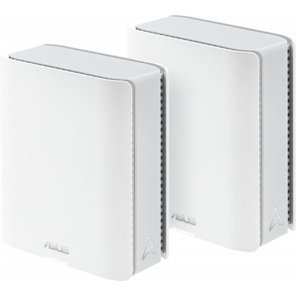 Asus ZenWiFi BT8 Tri-band WiFi 7 Mesh-system, 2-pak, hvid
