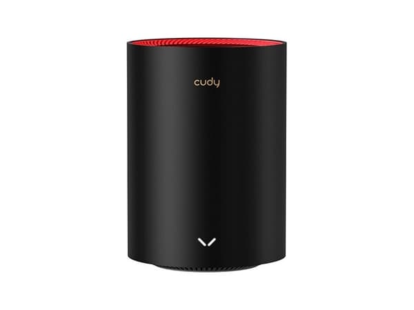 Cudy M3000, Sort, Rød, Innvendig lys, Mesh system, Rundtvirkende, 232 m², 30 dBmW Sort, Rød