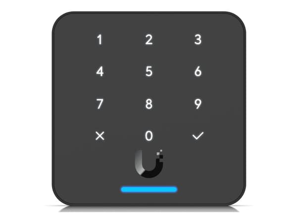 Ubiquiti UniFi Reader Flex - Bluetooth/NFC-närhetsläsare - kabelansluten - NFC, Bluetooth 4.1, Mifare - 13.56 MHz - 10/100 Ethernet - svart