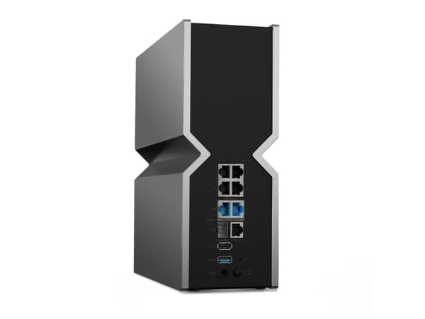 TP-Link Archer BE900, Wi-Fi 7 (802.11be), Quad-band (2.4 GHz / 5 GHz-1 / 5 GHz-2 / 6 GHz), Nätverksansluten (Ethernet), Svart, Grå, Bordsrouter