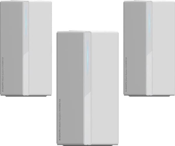 Xiaomi Mesh System AX3000 NE - Wifi-system - (3 routrar/förlängare) - upp till 6500 kvadratfot - mesh 1GbE - Wi-Fi 6 - Dubbelband (paket om 3)