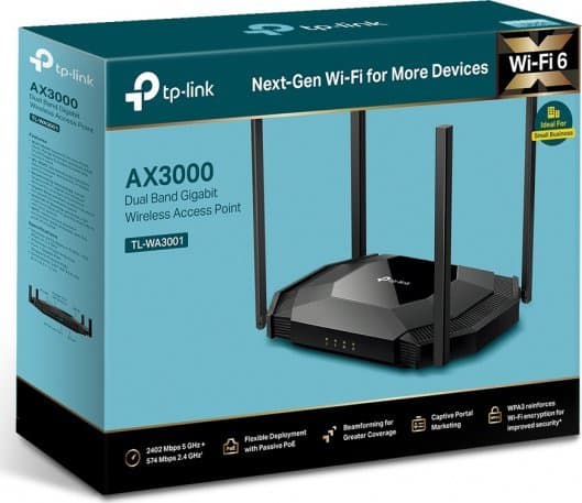 TP-Link TL-WA3001 - Trådlös åtkomstpunkt - Wi-Fi 6 - 2.4 - 2.5 GHz