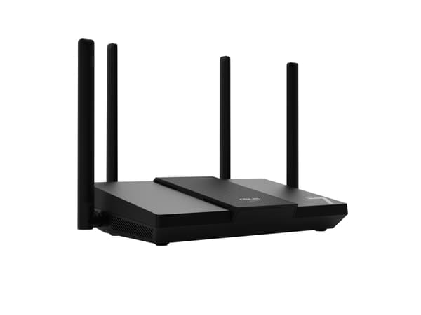 ASUS RT-BE50 BE3600, Wi-Fi 7 (802.11be), Dobbelbånd (2.4 GHz / 5 GHz), Ethernet/bredbåndsforbindelse, Sort, Frittstående router