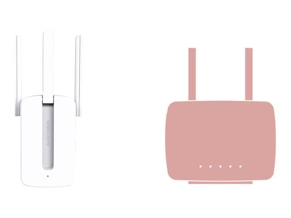 Mercusys MW300RE - Räckviddsökare för wifi - Wi-Fi - 2.4 GHz - väggmonterbar