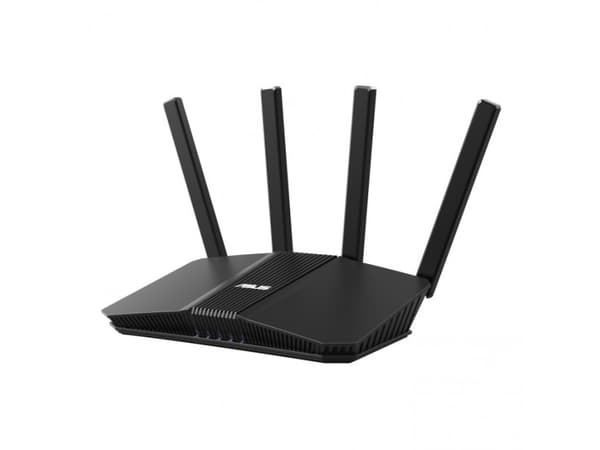 ASUS RT-BE58U, Wi-Fi 7 (802.11be), Dobbelbånd (2.4 GHz / 5 GHz), Ethernet/bredbåndsforbindelse, Sort, Frittstående router Sort