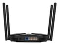 Miniatyrbilde 2 av 4: Mercusys AX3000, Wi-Fi 6 (802.11ax), Dual-band (2,4 GHz / 5 GHz), Nätverksansluten (Ethernet), Svart, Bordsrouter