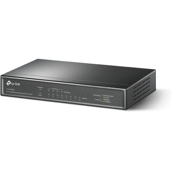 TP-LINK TL-SG1008P V4 -8-porttinen kytkin