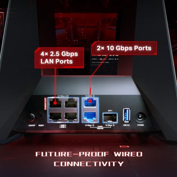 TP-LINK Archer GE800 Tri-Band WiFi 7-spelrouter