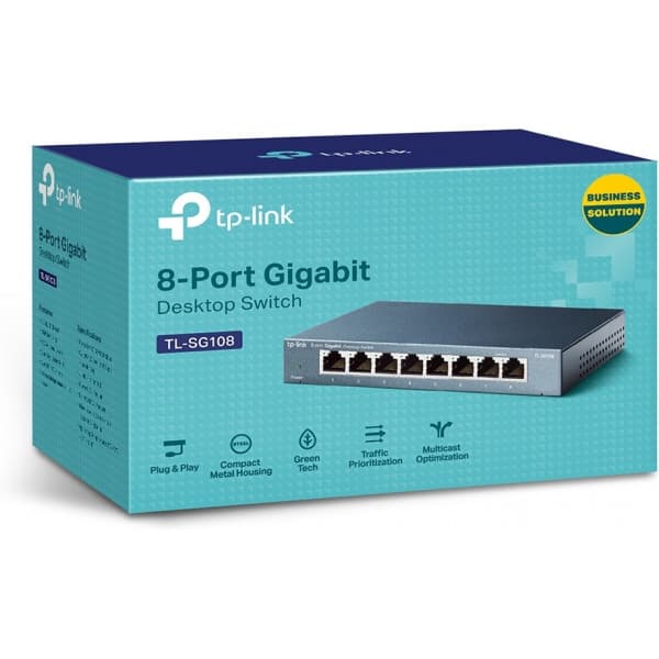 TP-LINK TL-SG108 -8-porttinen kytkin