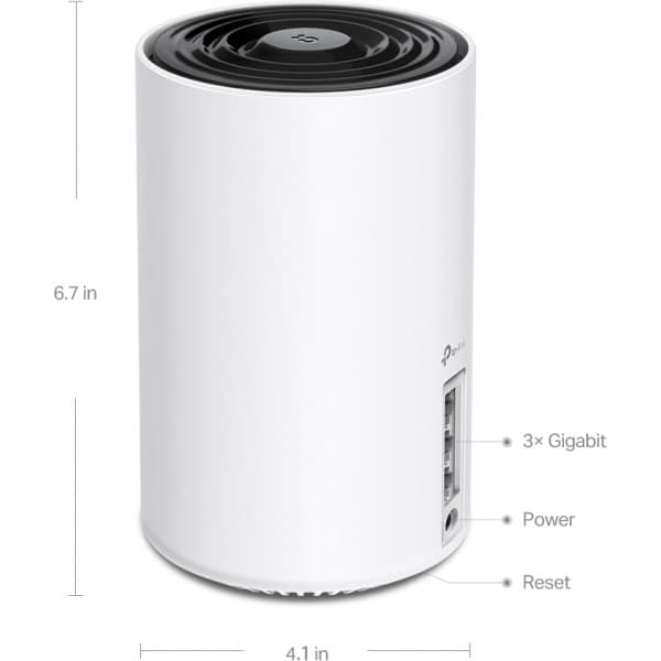 TP-LINK Deco XE75 Tri-Band WiFi 6E -Mesh-system, 2-pack