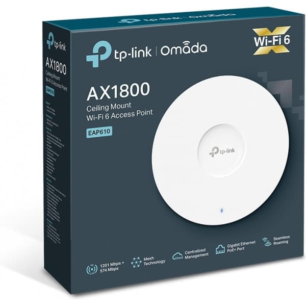 TP-LINK Omada EAP610 Dualband WiFi6 accesspunkt