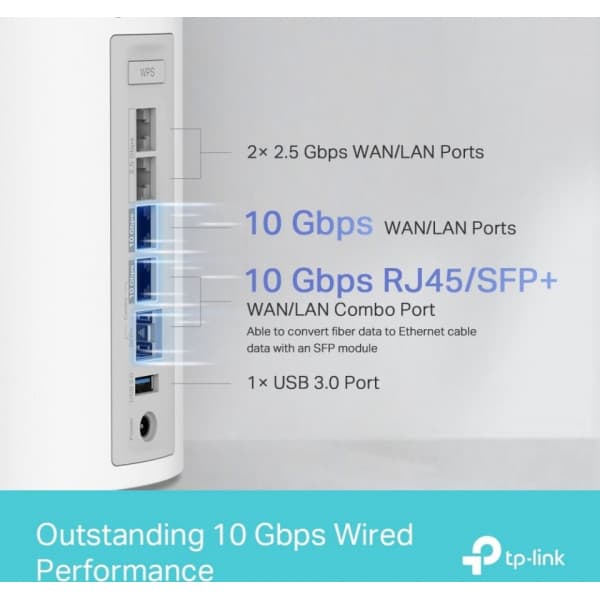 TP-LINK Deco BE85 Tri-Band WiFi 7 -Mesh-järjestelmä, 2-pack